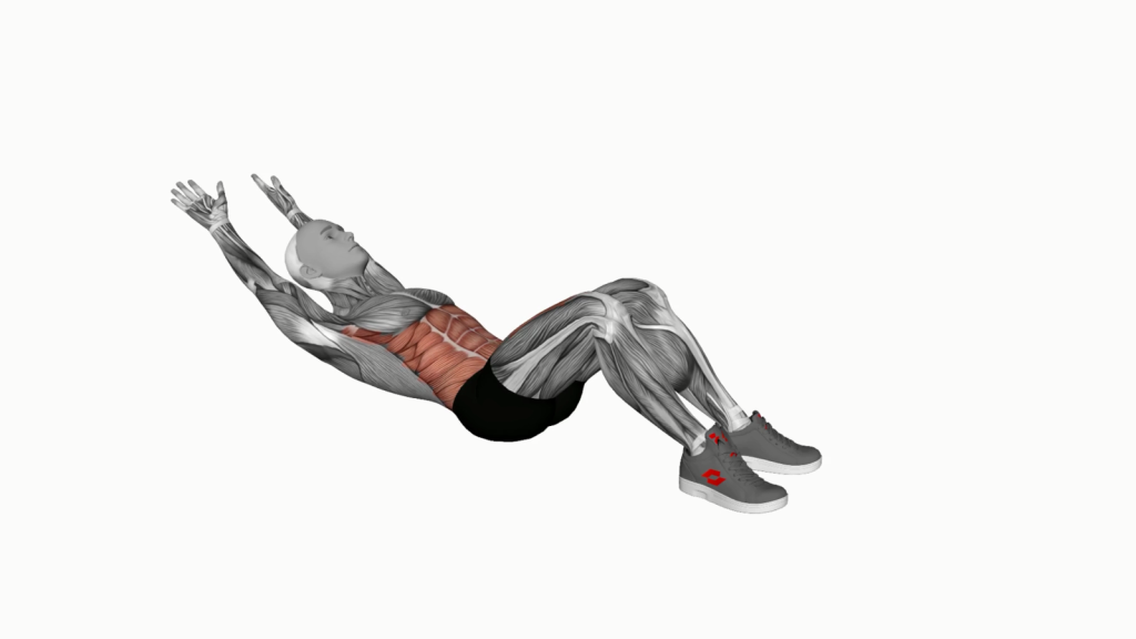 Crunch (Arms Straight) - Core-Strengthening Ab Workout