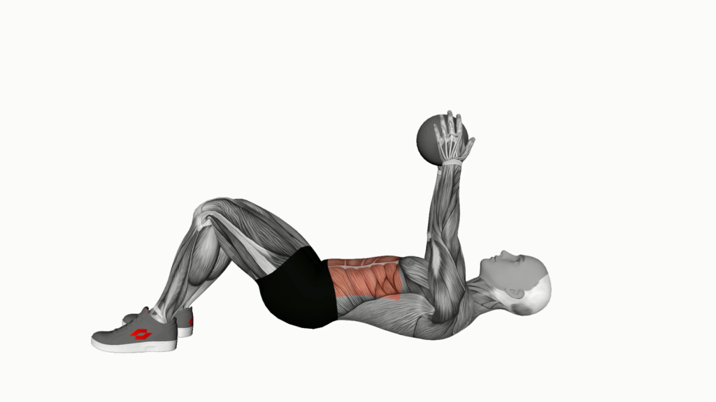 Effective Crunch with Medicine Ball Exercise for Core Strength