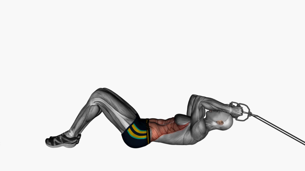Sculpt Your Core with the Lying Abs Resistance Band Exercise