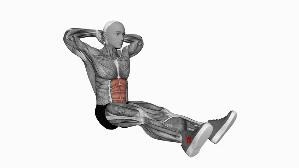 Seated Floor Crunches: Core-Strengthening Exercise for a Toned Midsection